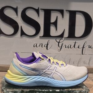 Asics Gel Excite 8 White Blue Purple Wmns Sz 12 #1012B214